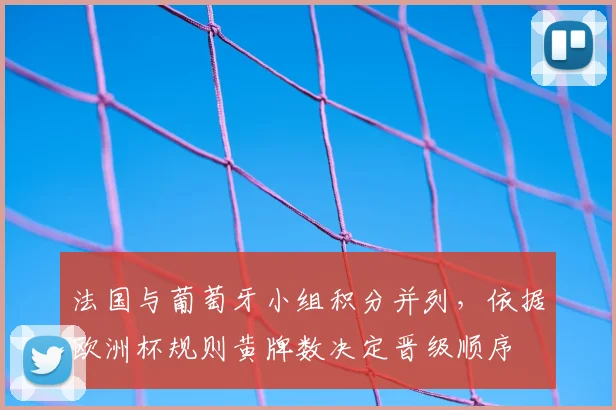 法国与葡萄牙小组积分并列，依据欧洲杯规则黄牌数决定晋级顺序